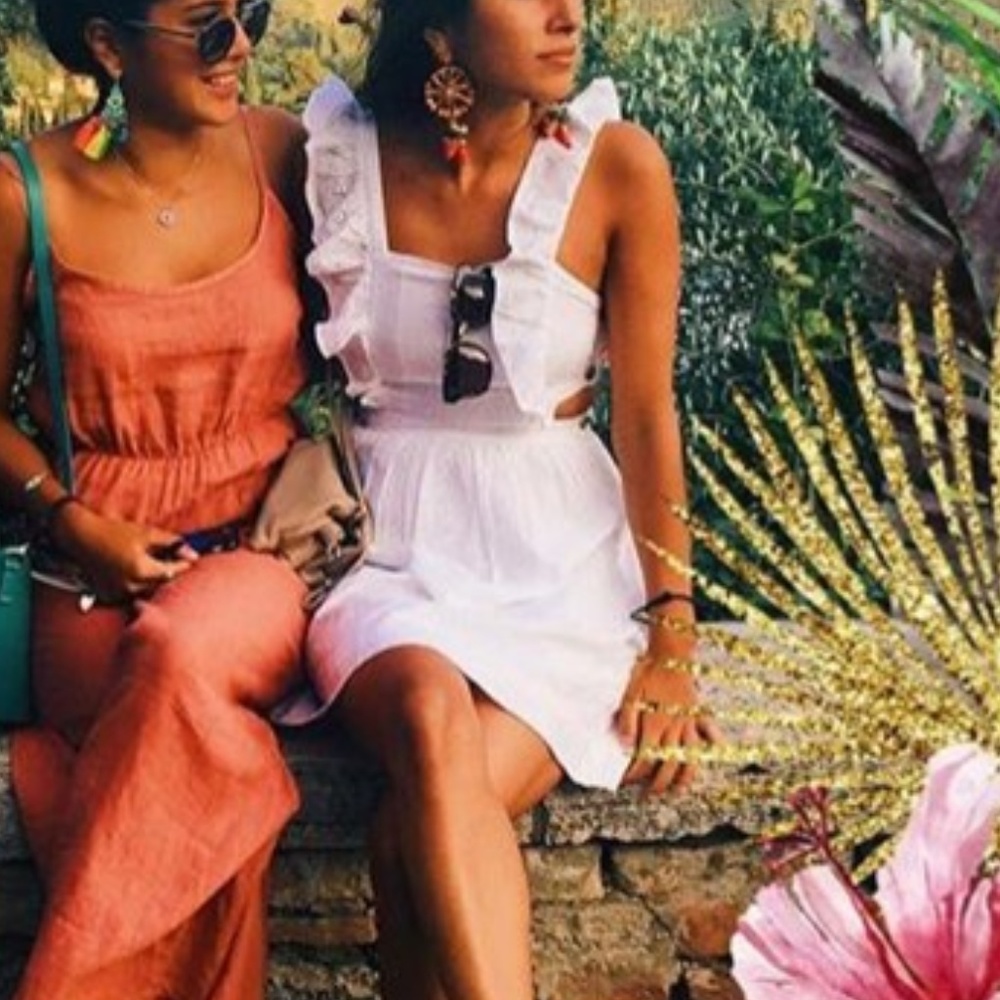 Madewell Eyelet Cutout Dress